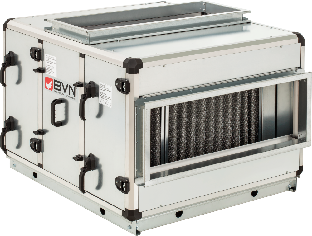 BVN Bhv-p 355-0,55/4 Metal Yağ Tutucu Filtreli Hücreli Aspiratör 100PA [3400m³/h]
