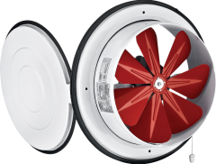 Bvn Bahçıvan Bk 200 Aksiyel Kapaklı Duvar/Pencere Aspiratörü (780m³/h)